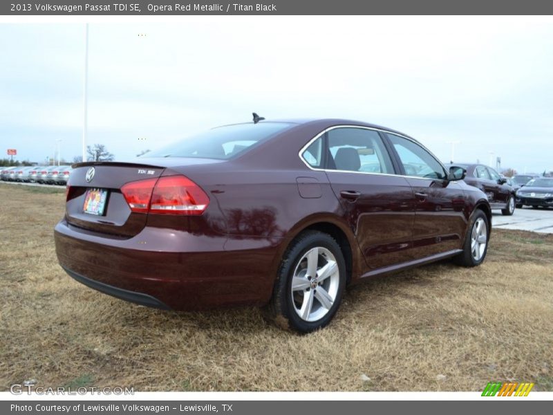 Opera Red Metallic / Titan Black 2013 Volkswagen Passat TDI SE