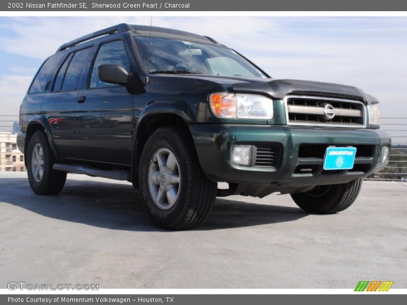 Sherwood Green Pearl / Charcoal 2002 Nissan Pathfinder SE