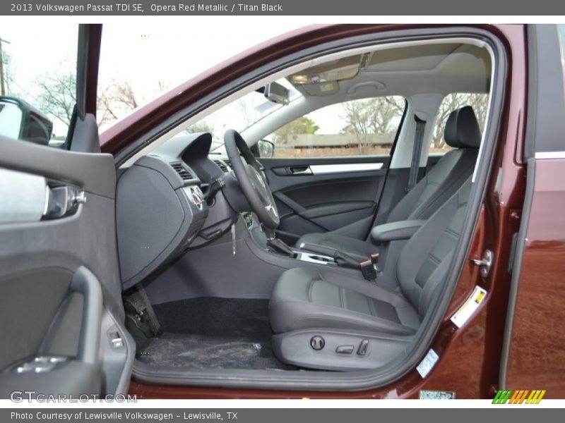Opera Red Metallic / Titan Black 2013 Volkswagen Passat TDI SE