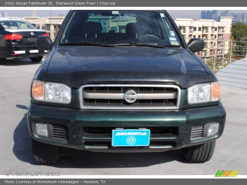 Sherwood Green Pearl / Charcoal 2002 Nissan Pathfinder SE