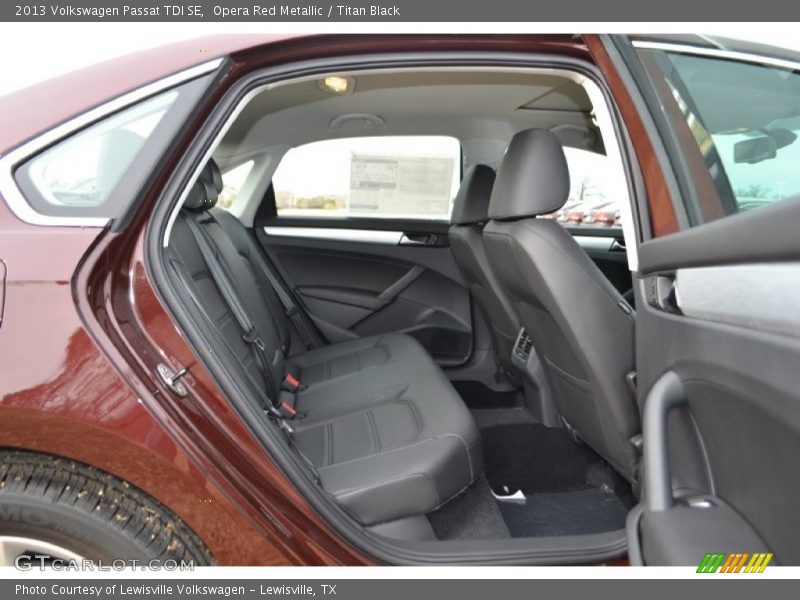 Opera Red Metallic / Titan Black 2013 Volkswagen Passat TDI SE