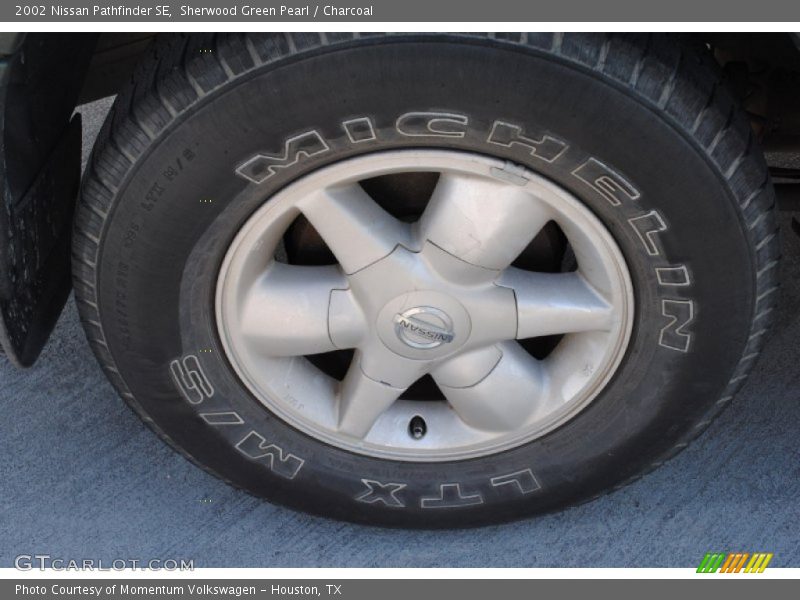 Sherwood Green Pearl / Charcoal 2002 Nissan Pathfinder SE