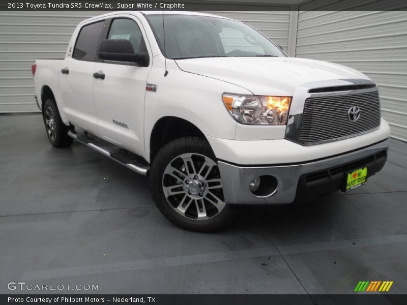 Super White / Graphite 2013 Toyota Tundra SR5 CrewMax