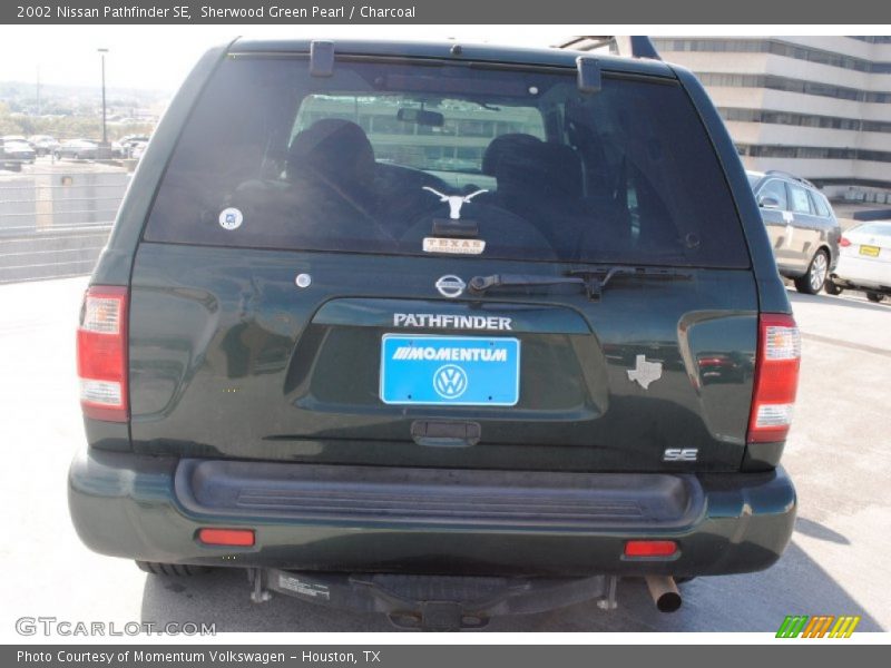 Sherwood Green Pearl / Charcoal 2002 Nissan Pathfinder SE