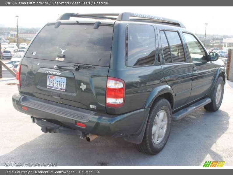 Sherwood Green Pearl / Charcoal 2002 Nissan Pathfinder SE