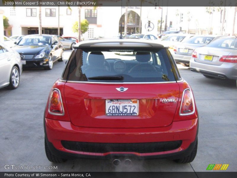 Chili Red / Black/Grey 2009 Mini Cooper S Hardtop