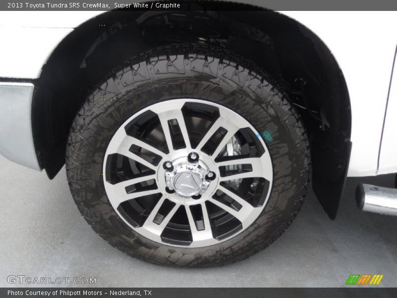 Super White / Graphite 2013 Toyota Tundra SR5 CrewMax