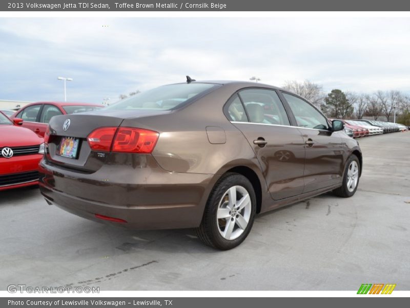 Toffee Brown Metallic / Cornsilk Beige 2013 Volkswagen Jetta TDI Sedan