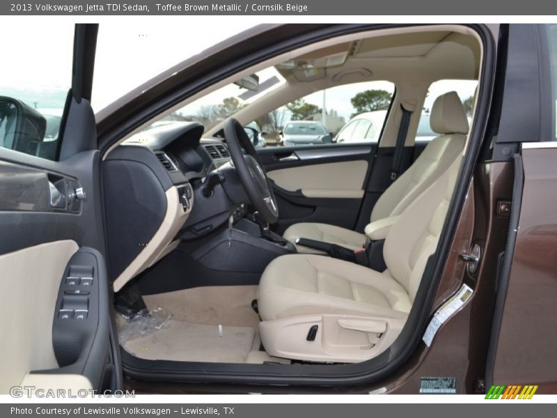 Toffee Brown Metallic / Cornsilk Beige 2013 Volkswagen Jetta TDI Sedan