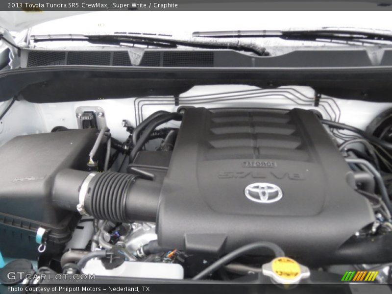 Super White / Graphite 2013 Toyota Tundra SR5 CrewMax