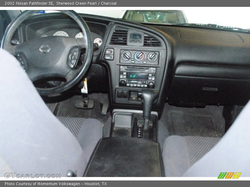 Sherwood Green Pearl / Charcoal 2002 Nissan Pathfinder SE