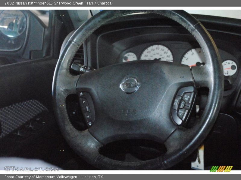 Sherwood Green Pearl / Charcoal 2002 Nissan Pathfinder SE