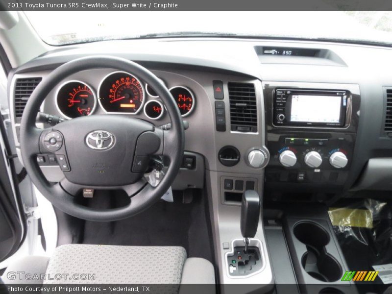 Super White / Graphite 2013 Toyota Tundra SR5 CrewMax