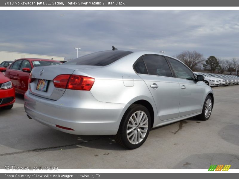 Reflex Silver Metallic / Titan Black 2013 Volkswagen Jetta SEL Sedan