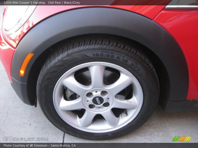 Chili Red / Black/Grey 2009 Mini Cooper S Hardtop