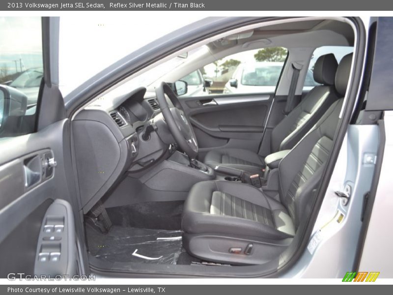 Reflex Silver Metallic / Titan Black 2013 Volkswagen Jetta SEL Sedan