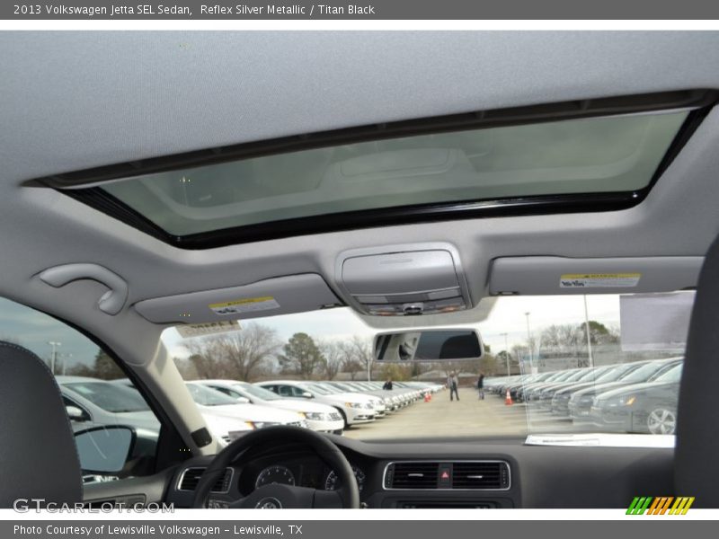 Reflex Silver Metallic / Titan Black 2013 Volkswagen Jetta SEL Sedan