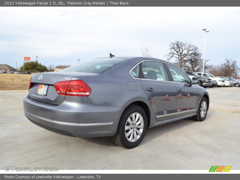 Platinum Gray Metallic / Titan Black 2013 Volkswagen Passat 2.5L SEL