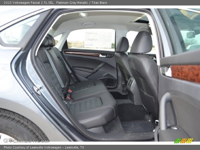 Platinum Gray Metallic / Titan Black 2013 Volkswagen Passat 2.5L SEL