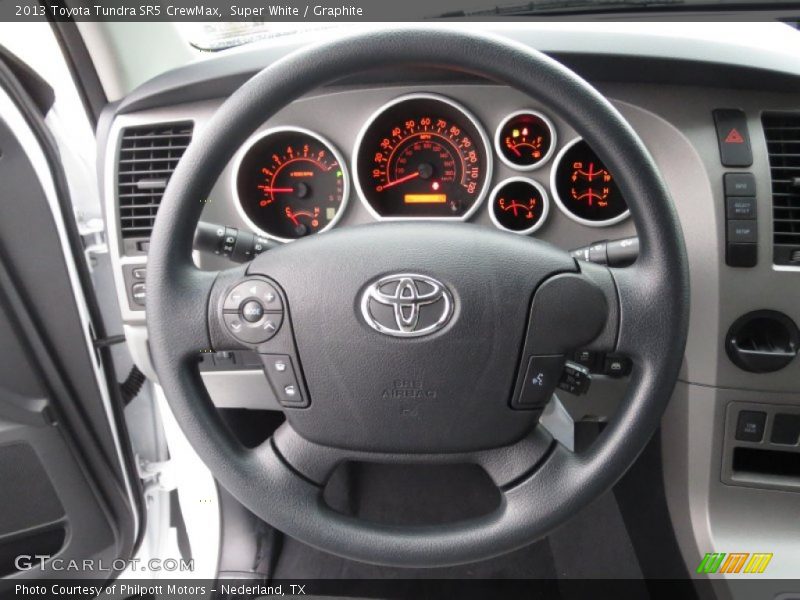 Super White / Graphite 2013 Toyota Tundra SR5 CrewMax