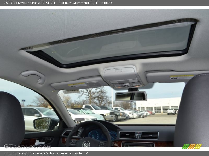 Platinum Gray Metallic / Titan Black 2013 Volkswagen Passat 2.5L SEL