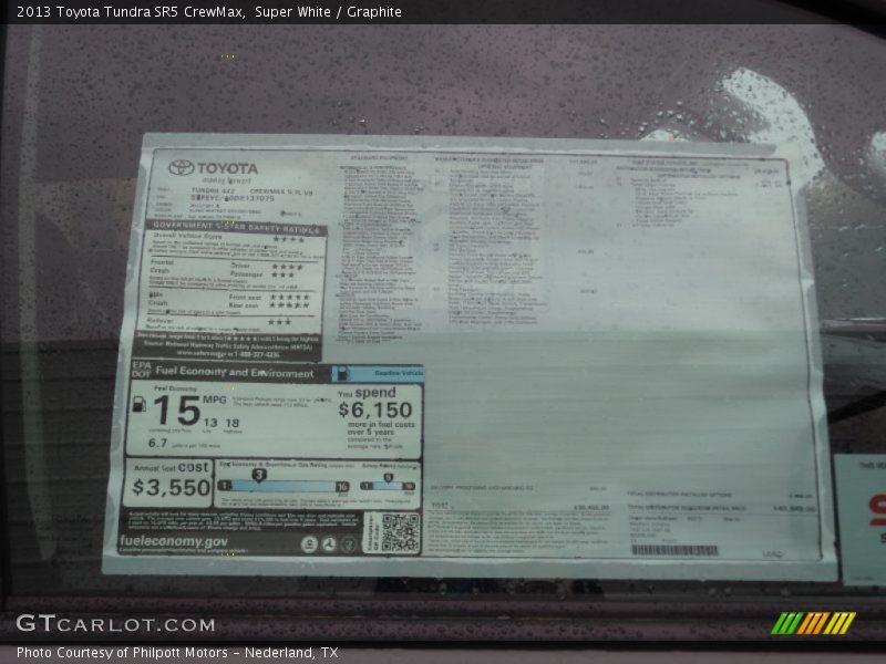 Super White / Graphite 2013 Toyota Tundra SR5 CrewMax