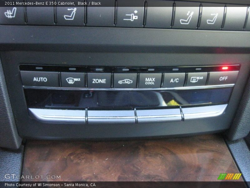 Black / Black 2011 Mercedes-Benz E 350 Cabriolet