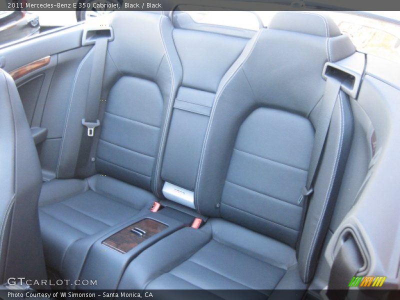 Black / Black 2011 Mercedes-Benz E 350 Cabriolet