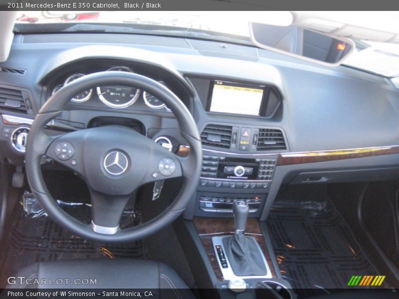 Black / Black 2011 Mercedes-Benz E 350 Cabriolet