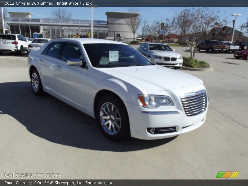 Bright White / Black 2012 Chrysler 300 Limited