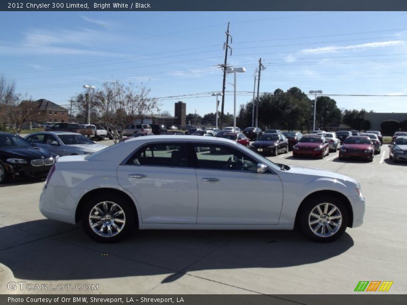 Bright White / Black 2012 Chrysler 300 Limited
