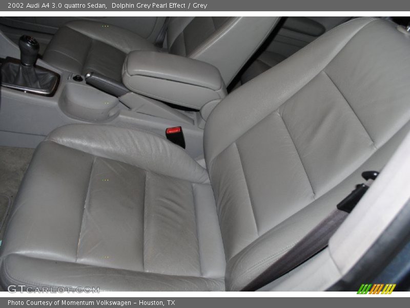 Dolphin Grey Pearl Effect / Grey 2002 Audi A4 3.0 quattro Sedan