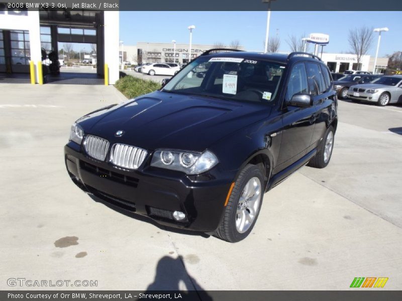 Jet Black / Black 2008 BMW X3 3.0si