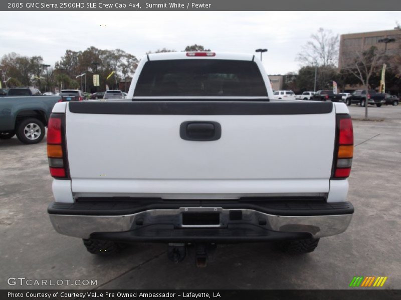 Summit White / Pewter 2005 GMC Sierra 2500HD SLE Crew Cab 4x4