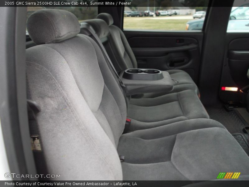 Summit White / Pewter 2005 GMC Sierra 2500HD SLE Crew Cab 4x4