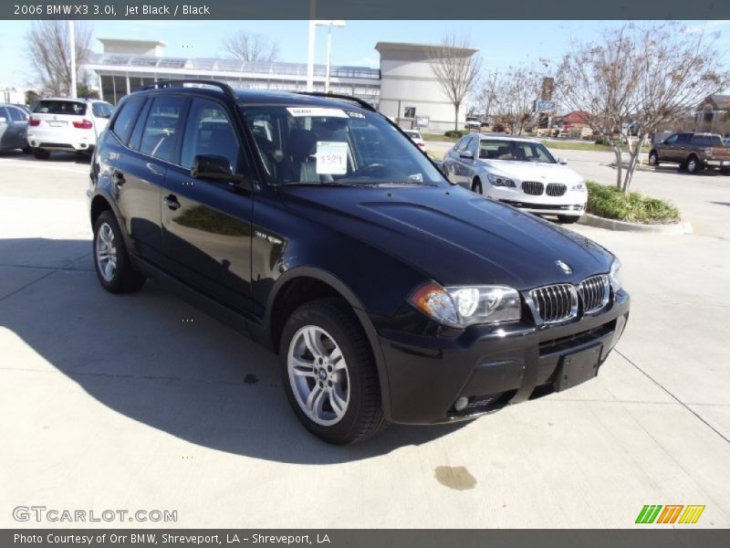 Jet Black / Black 2006 BMW X3 3.0i