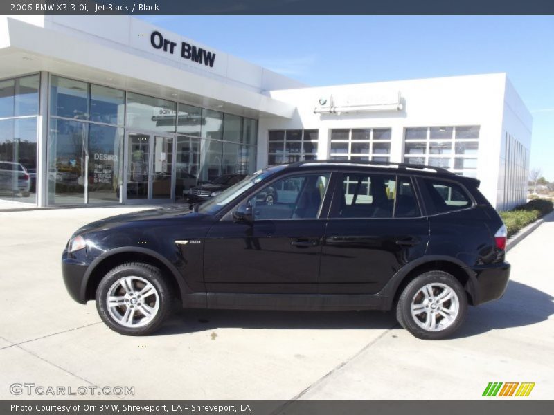 Jet Black / Black 2006 BMW X3 3.0i