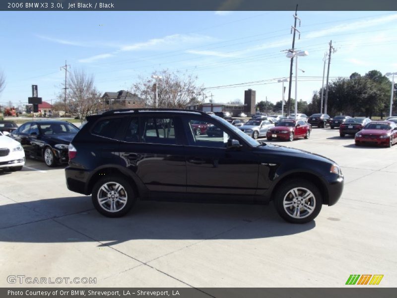 Jet Black / Black 2006 BMW X3 3.0i