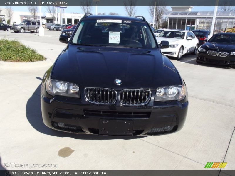 Jet Black / Black 2006 BMW X3 3.0i