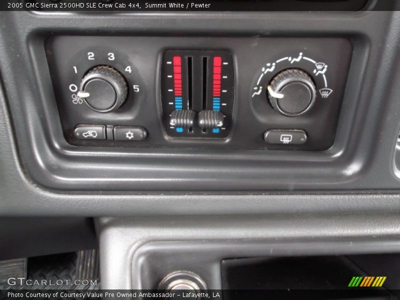 Summit White / Pewter 2005 GMC Sierra 2500HD SLE Crew Cab 4x4