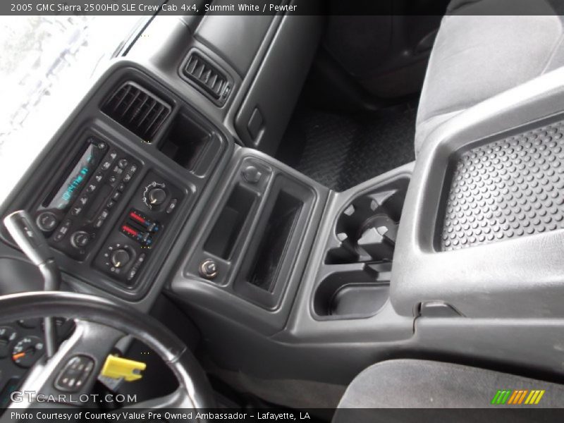 Summit White / Pewter 2005 GMC Sierra 2500HD SLE Crew Cab 4x4