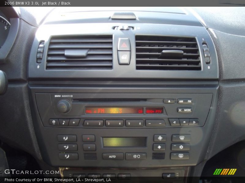 Jet Black / Black 2006 BMW X3 3.0i