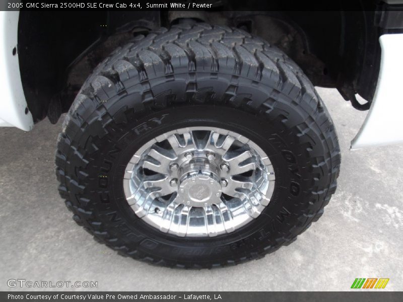 Summit White / Pewter 2005 GMC Sierra 2500HD SLE Crew Cab 4x4