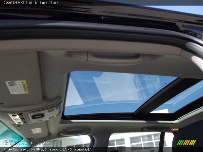 Jet Black / Black 2006 BMW X3 3.0i