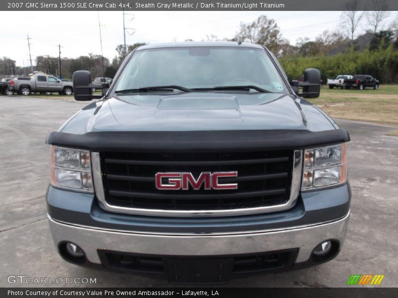 Stealth Gray Metallic / Dark Titanium/Light Titanium 2007 GMC Sierra 1500 SLE Crew Cab 4x4