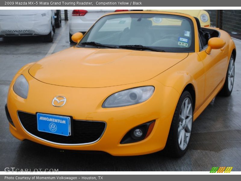 Competition Yellow / Black 2009 Mazda MX-5 Miata Grand Touring Roadster