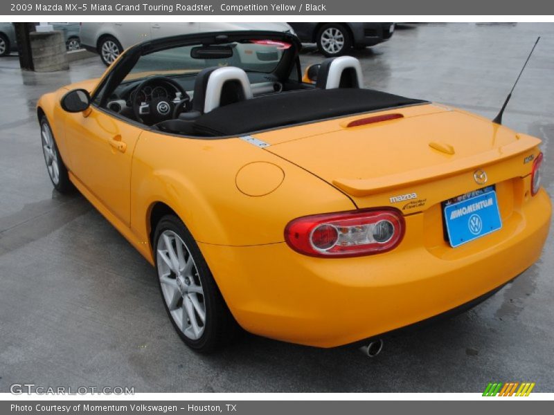 Competition Yellow / Black 2009 Mazda MX-5 Miata Grand Touring Roadster