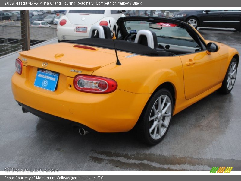 Competition Yellow / Black 2009 Mazda MX-5 Miata Grand Touring Roadster