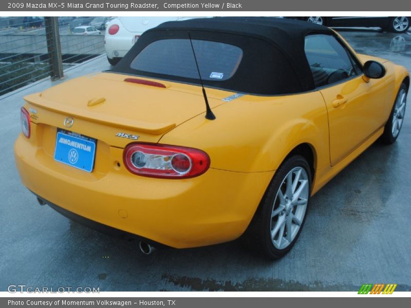 Competition Yellow / Black 2009 Mazda MX-5 Miata Grand Touring Roadster