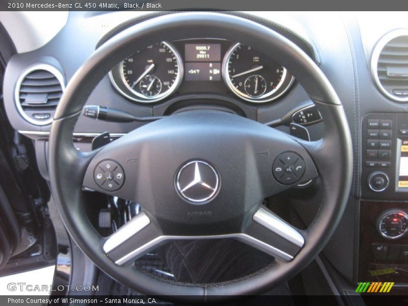 Black / Black 2010 Mercedes-Benz GL 450 4Matic